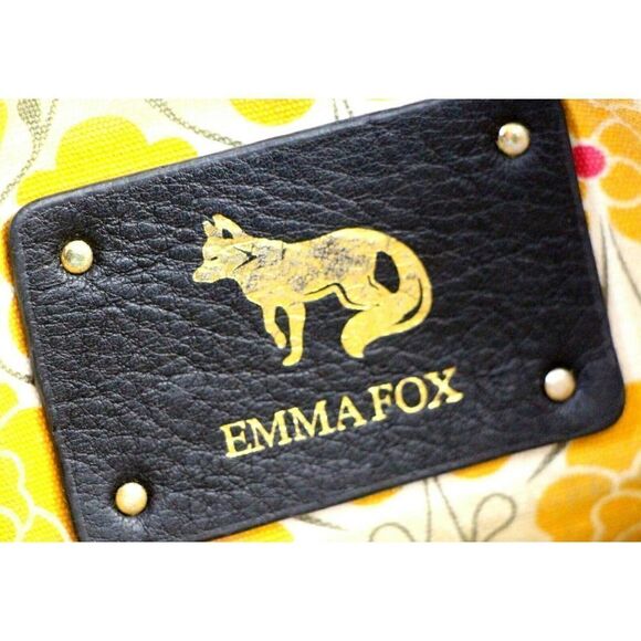 EMMA FOX BLACK GENUINE LEATHER CHAIN STRAP CLUTCH X-BODY SHOULDER BAG HANDBAG - Picture 12 of 12